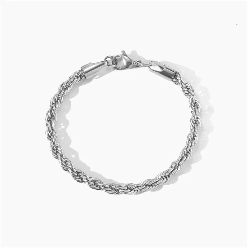 Rope Bracelet White Gold