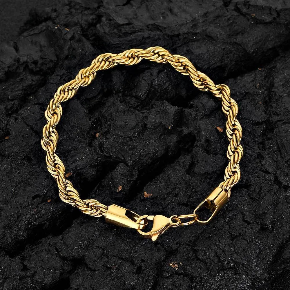 Rope Bracelet 18k Yellow Gold