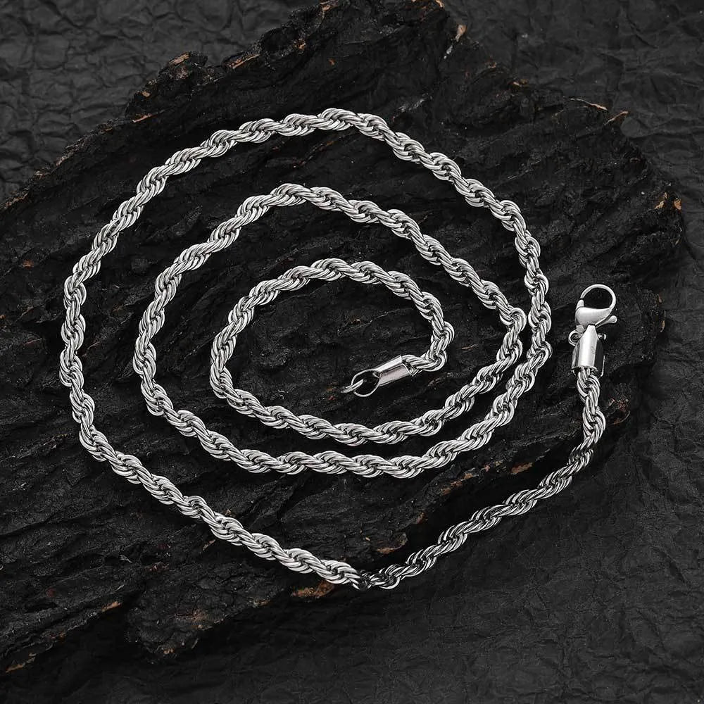 Rope Chain White Gold