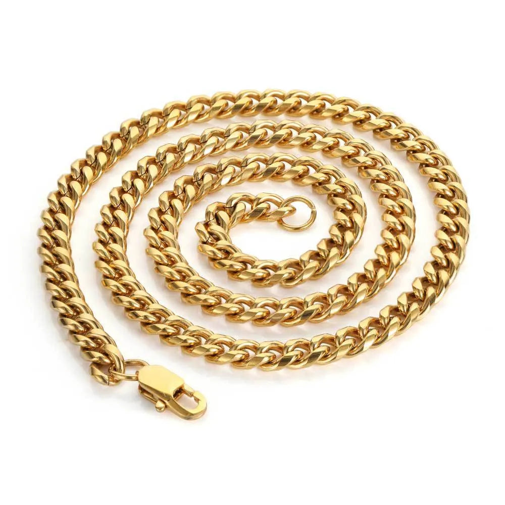 Miami Cuban Link Chain 18k Yellow Gold