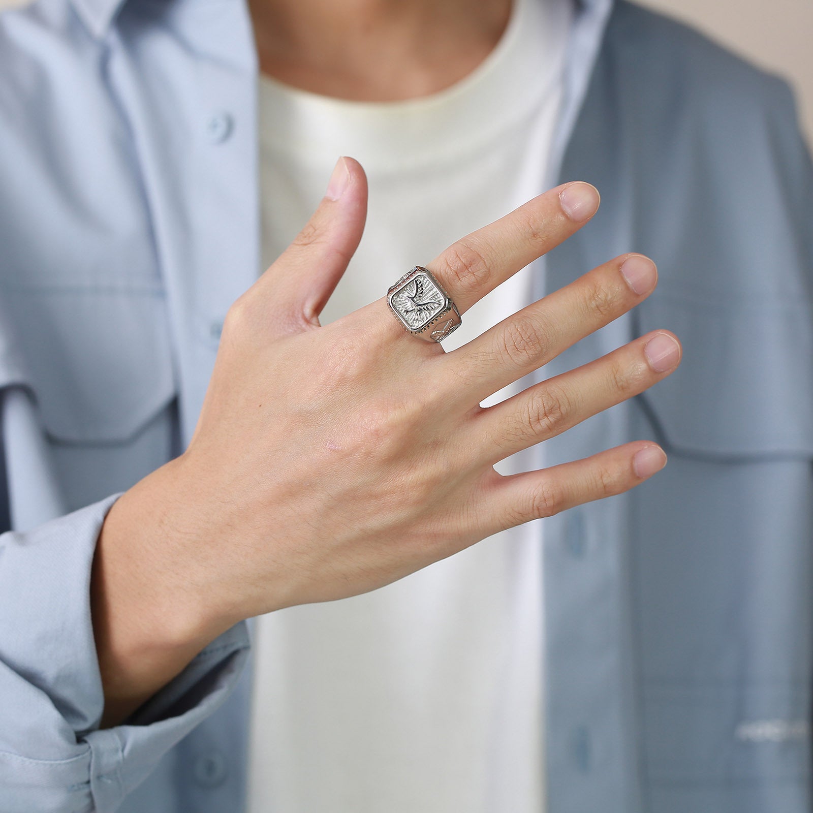 17mm Signet Ring Silver