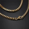 3mm Box Chain Yellow Gold