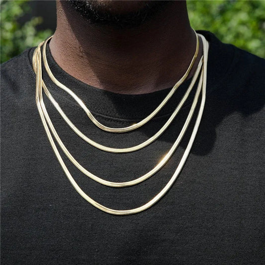 Herringbone Chain Yellow Gold