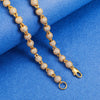 6mm Diamond Bead Chain 18k Yellow Gold