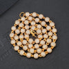 6mm Diamond Bead Chain 18k Yellow Gold