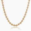 6mm Diamond Bead Chain 18k Yellow Gold