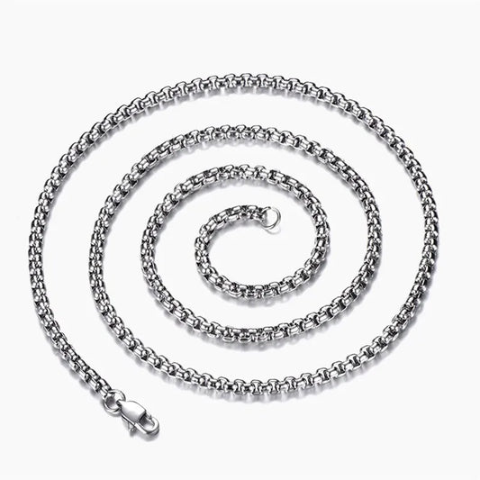 Belcher Link Chain White Gold