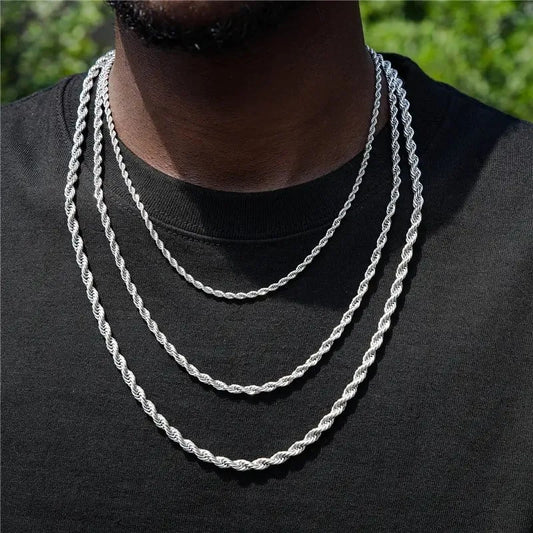 Rope Chain White Gold