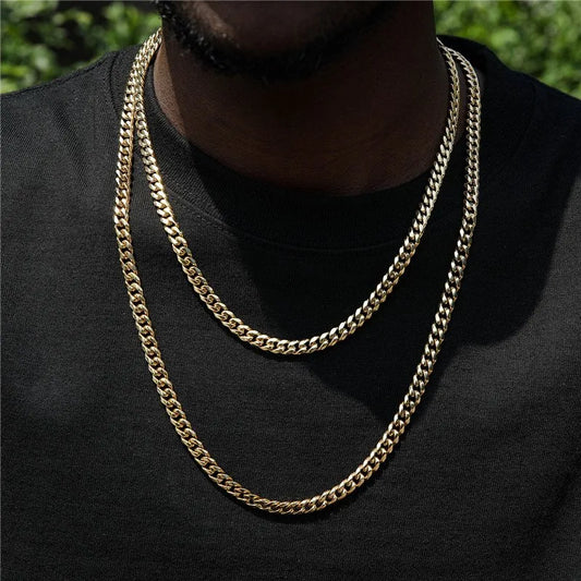 Miami Cuban Link Chain 18k Yellow Gold