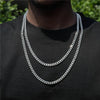 Miami Cuban Link Chain White Gold