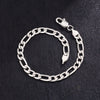 Figaro Bracelet White Gold