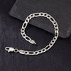 Figaro Bracelet White Gold