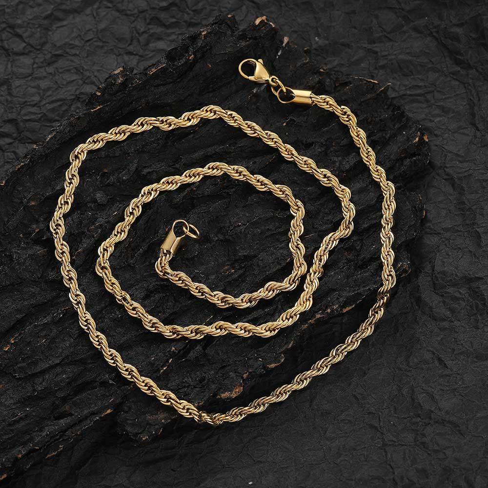 Rope Chain 18k Yellow Gold