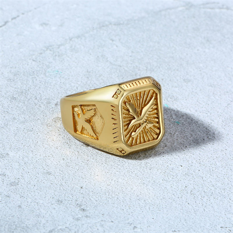 17mm Signet Ring Gold