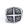 20mm Compass Ring Silver