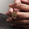 20mm Compass Ring Gold