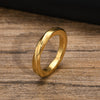 3mm Twist Band Ring Gold